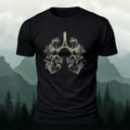 Lush Branches Lung Pattern Skin-friendly Cotton T-shirt