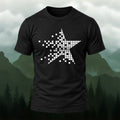 Modern Pixel Star Soft Cotton T-Shirt