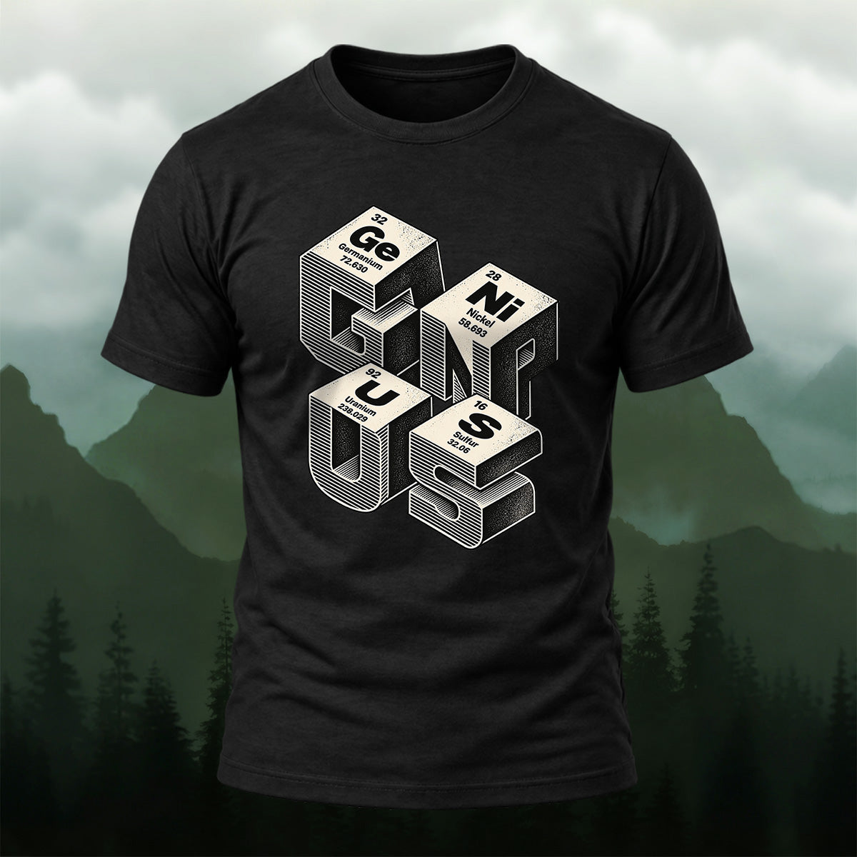 Clever Chemistry Element Pun Cotton T-Shirt