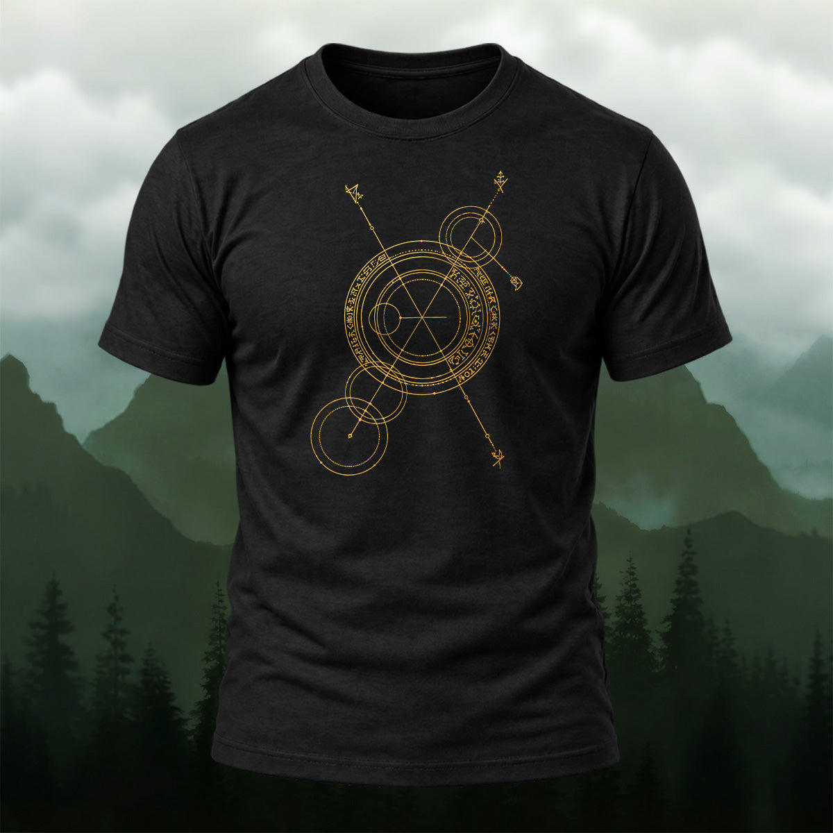 Ornate Astronomical Chart Soft Cotton T-Shirt