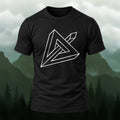Optical Illusion Impossible Triangle Cotton T-Shirt