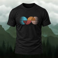 Retro Overlapping Circles Soft Cotton T-Shirt