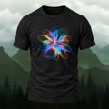 Vibrant Abstract Petals Soft Cotton T-Shirt
