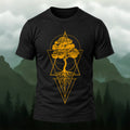 Ornate Rooted Tree Combed Cotton T-Shirt