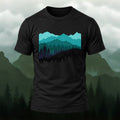 Outdoor Mountain Landscape Soft Cotton T-Shirt