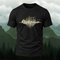 Artistic Forest Wildlife Combed Cotton T-Shirt