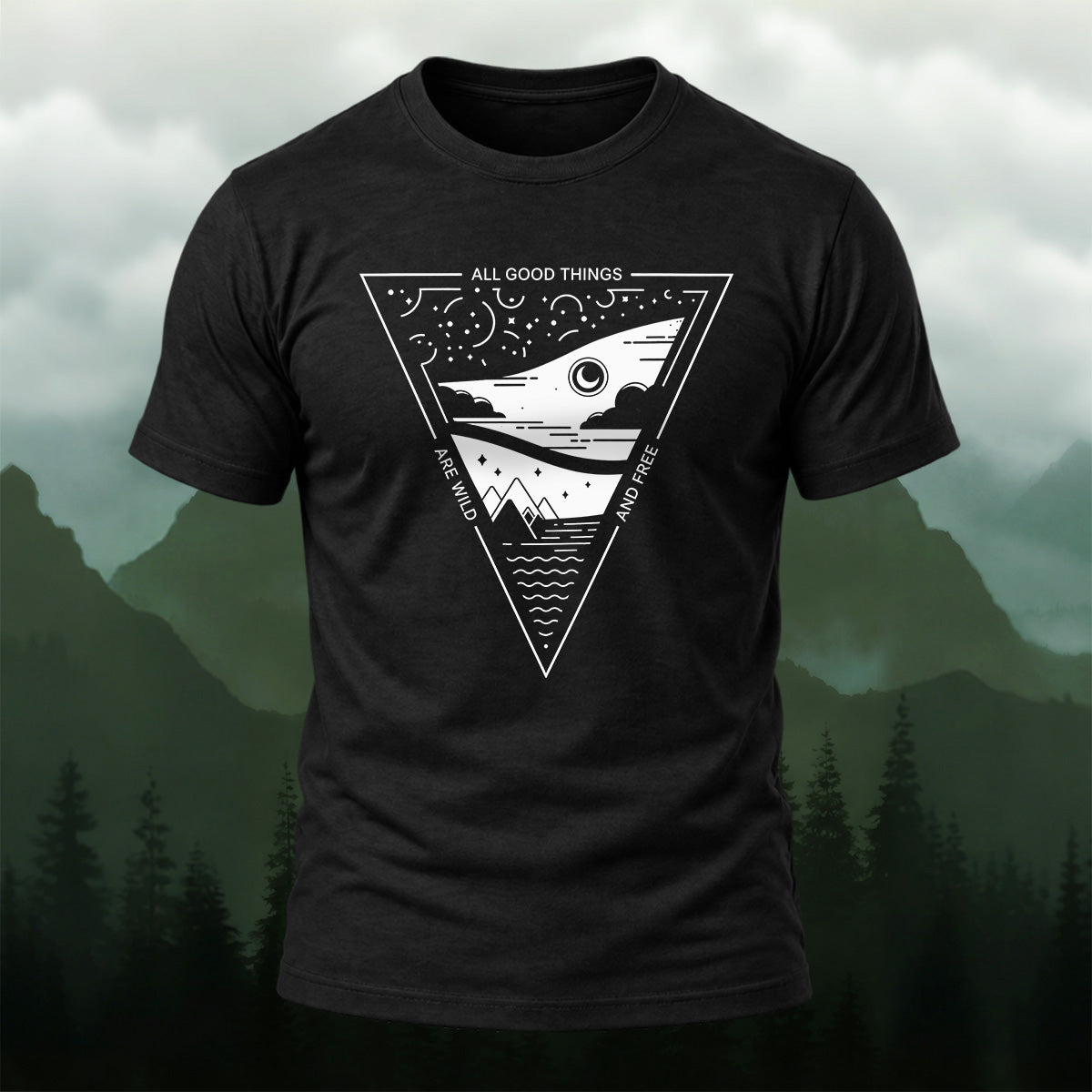 Abstract Shark Premium Cotton T-Shirt