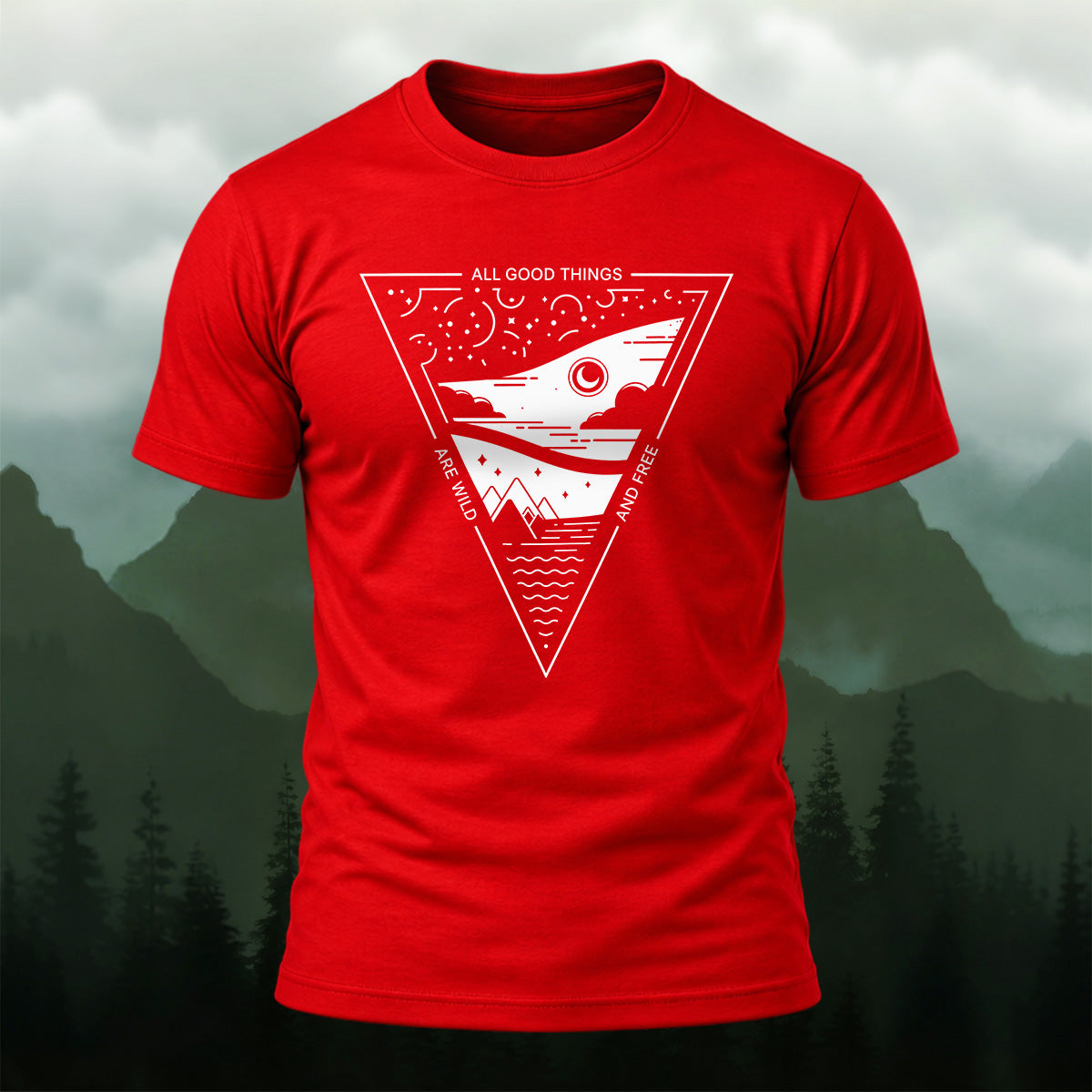 Abstract Shark Premium Cotton T-Shirt