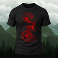 DTG Dynamic Abstract Spiral Combed Cotton T-Shirt