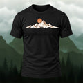 Earthy Mountain Sunrise Soft Cotton T-Shirt