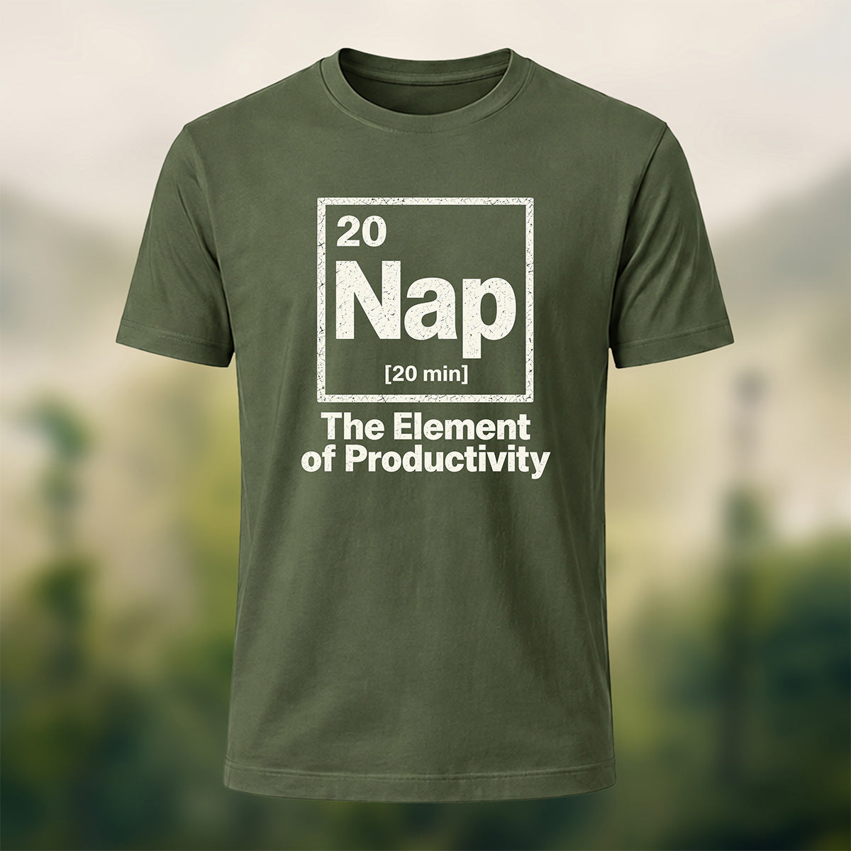 Minimal Nap Element Premium Cotton T-Shirt