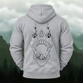 Cotton Made Bold Fiery Skull Hoodie