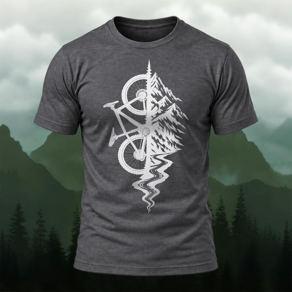 Creative Outdoor Mountain Bike Soft Cotton T-Shirt