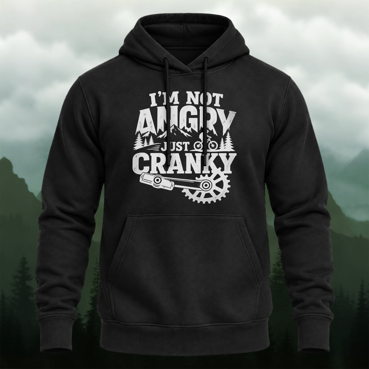 Cotton Made Bold Cranky Cyclist Hoodie