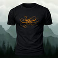Fun Octopus Print Casual 100% Cotton T-Shirt