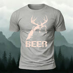 Angry Forest Ruler Printed Casual Cotton T-Shirt