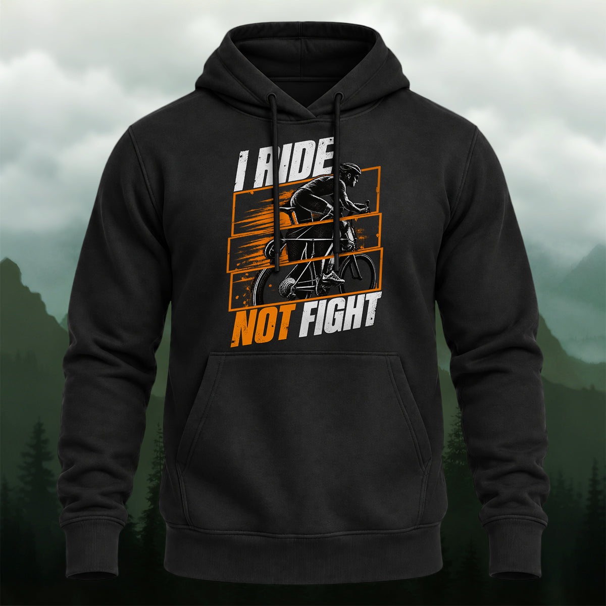 Cotton Made Dynamic Road Cyclist Hoodie