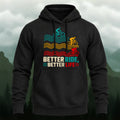 Cotton Made Vibrant Cycling Waves Hoodie