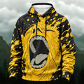 Bold Surreal Mouth Artistic Hoodie