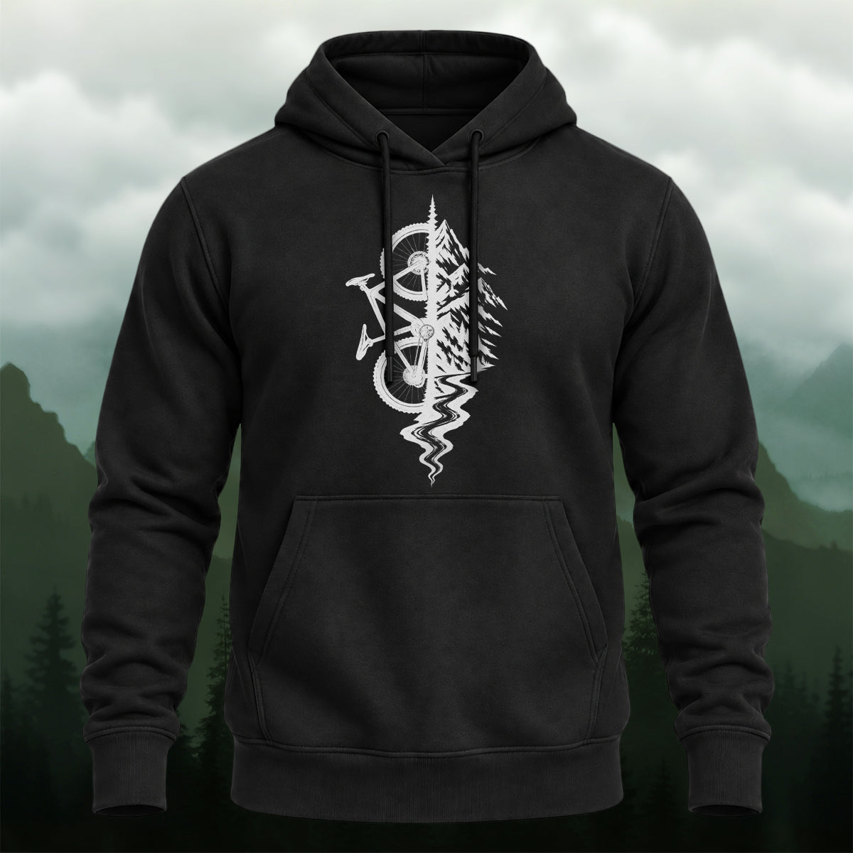 Cotton Made Creative Outdoor Mountain Bike Hoodie