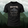 Rustic Wilderness Landscape Cotton T-Shirt