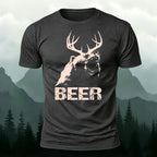 Angry Forest Ruler Printed Casual Cotton T-Shirt