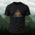 Modern Triangle Spiral Soft Cotton T-Shirt