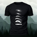 Creative Space Human Evolution Combed Cotton T-Shirt