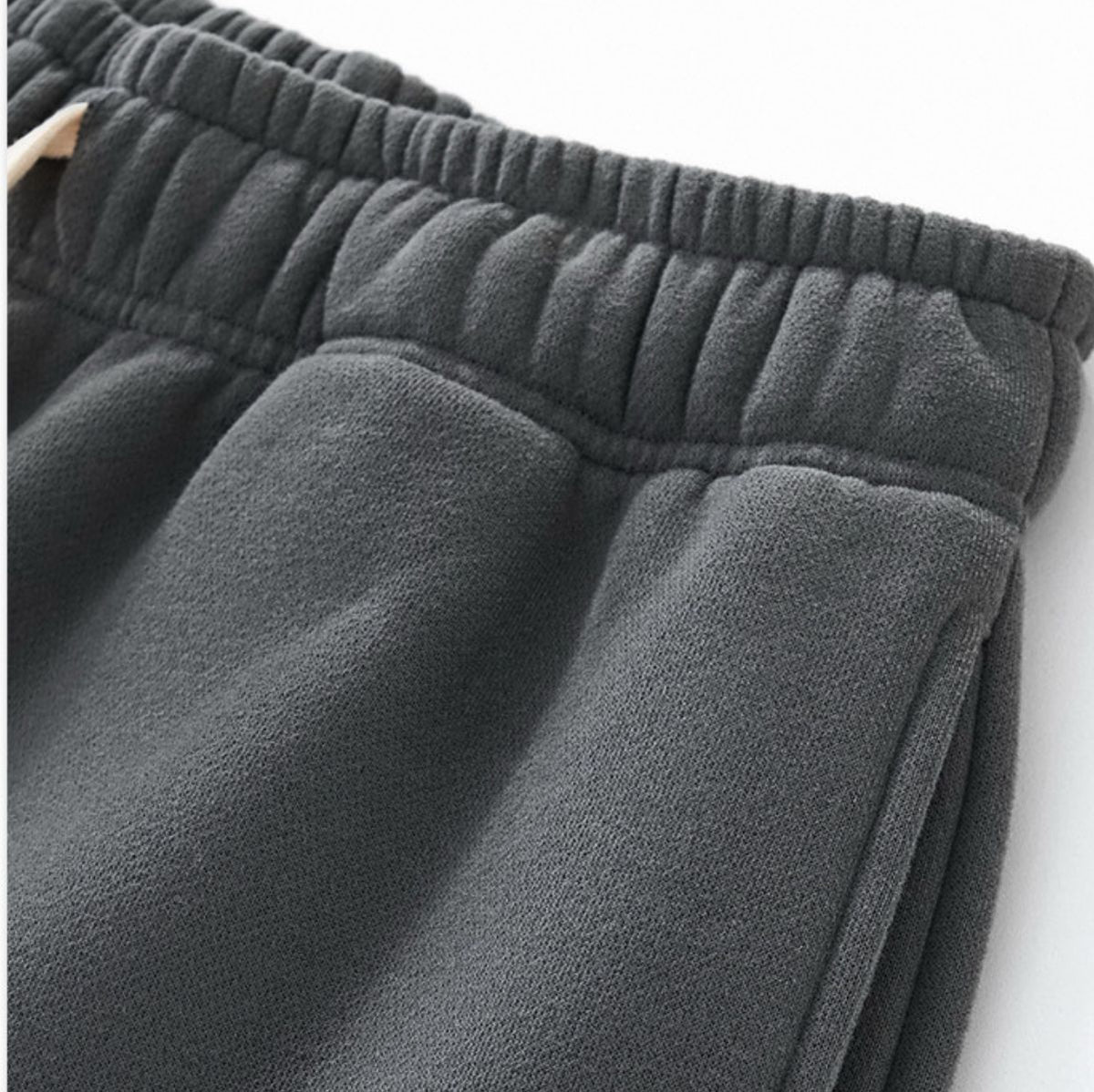 Heavyweight Fleece Casual Drawstring Cropped Sweatpants