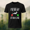 Fishing Obsessed Print Skin-friendly Cotton T-shirt