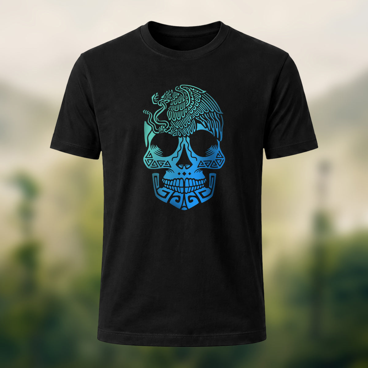 Cool Skull-Print Casual 100% Cotton T-Shirt