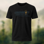 Minimalist Sunset Print Casual Cotton T-Shirt