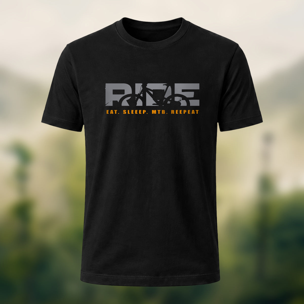 RIDE Letter Print 100% Cotton Casual T-Shirt