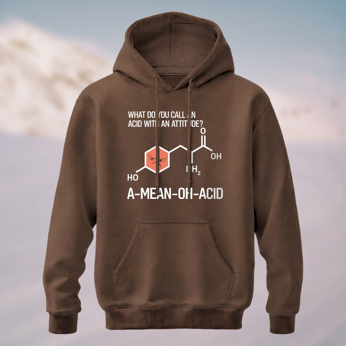 Cotton Made Humorous Science Memes Printed Hoodie