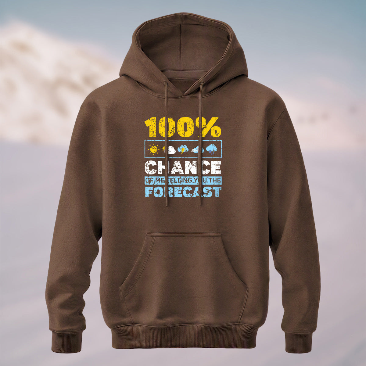 Cotton Made Meteorology Print Hoodie