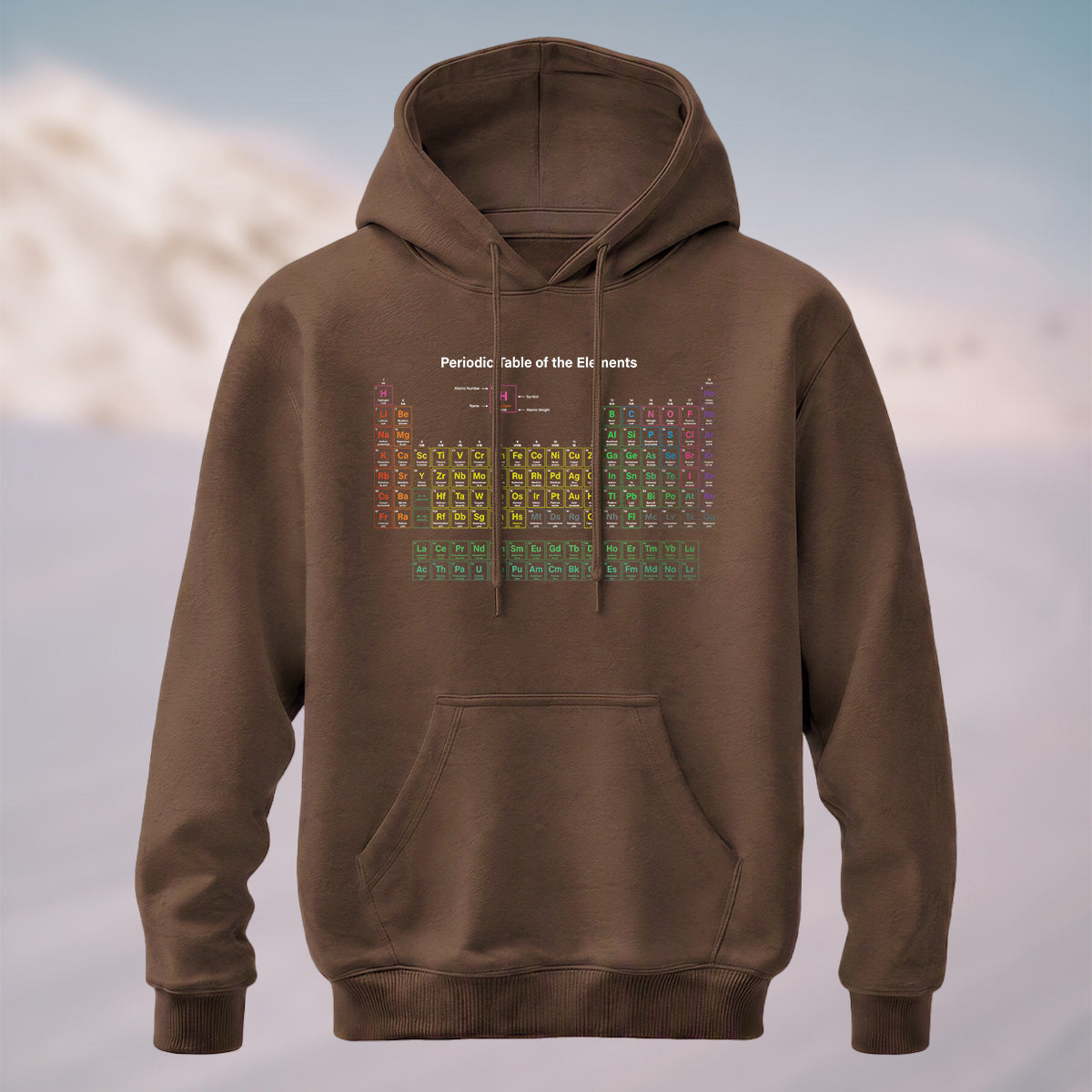 Cotton Made Periodic Table of Elements Hoodie