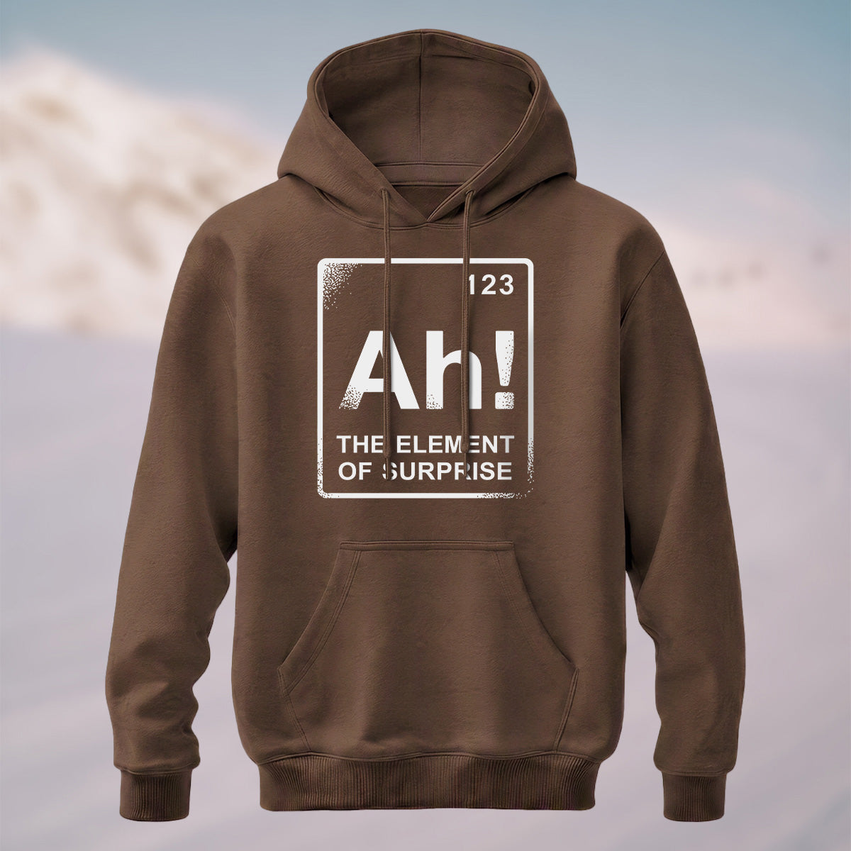 Cotton Made The Element Of Surprise Print Hoodie