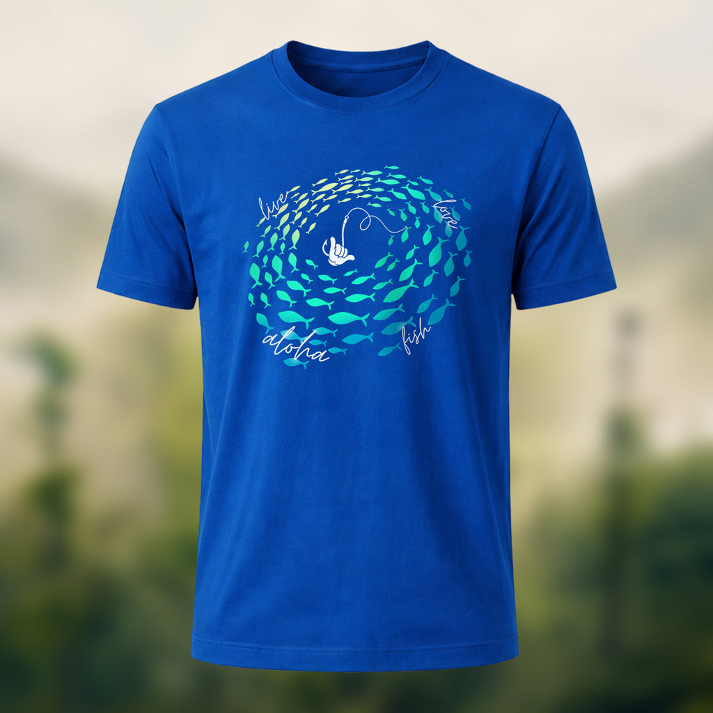 Sardine School Print Soft Cotton T-Shirt