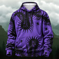 Artistic Creepy Spider Pattern All-Over Print Hoodie