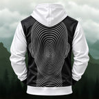 Modern Optical Illusion Pattern Hoodie