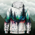Artistic Forest Splash All-Over Print Hoodie