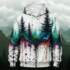 Artistic Forest Splash All-Over Print Hoodie