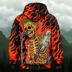 Bold Punk Rocker All-Over Print Hoodie