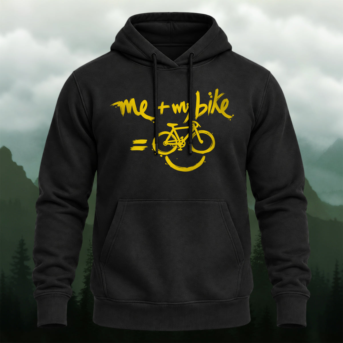 Cotton Made Casual Bicycle Smiley Hoodie