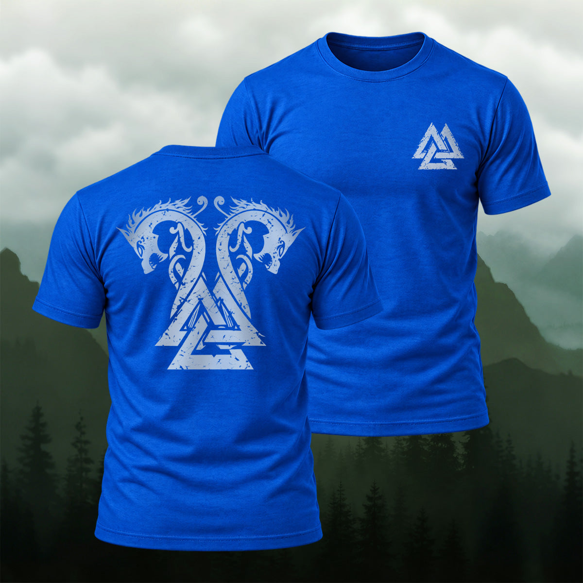 Ancient Nordic Dragon Soft Cotton T-Shirt