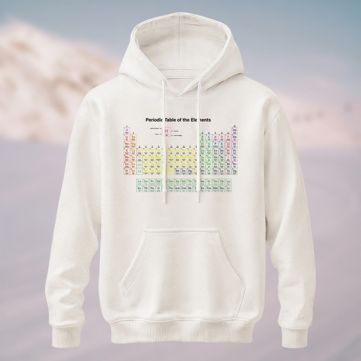 Cotton Made Periodic Table of Elements Hoodie