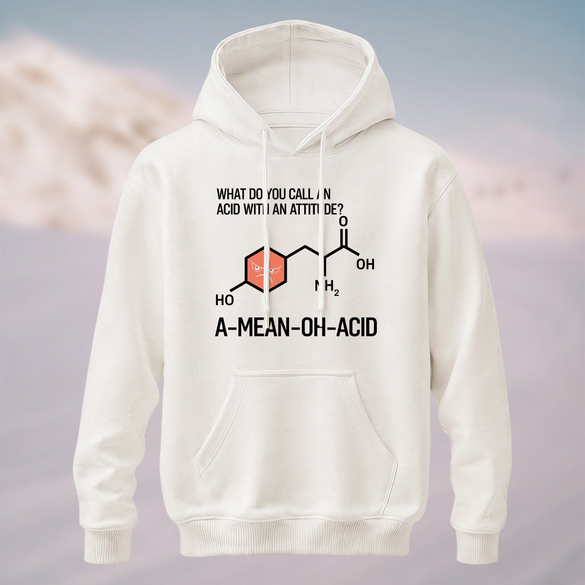Cotton Made Humorous Science Memes Printed Hoodie