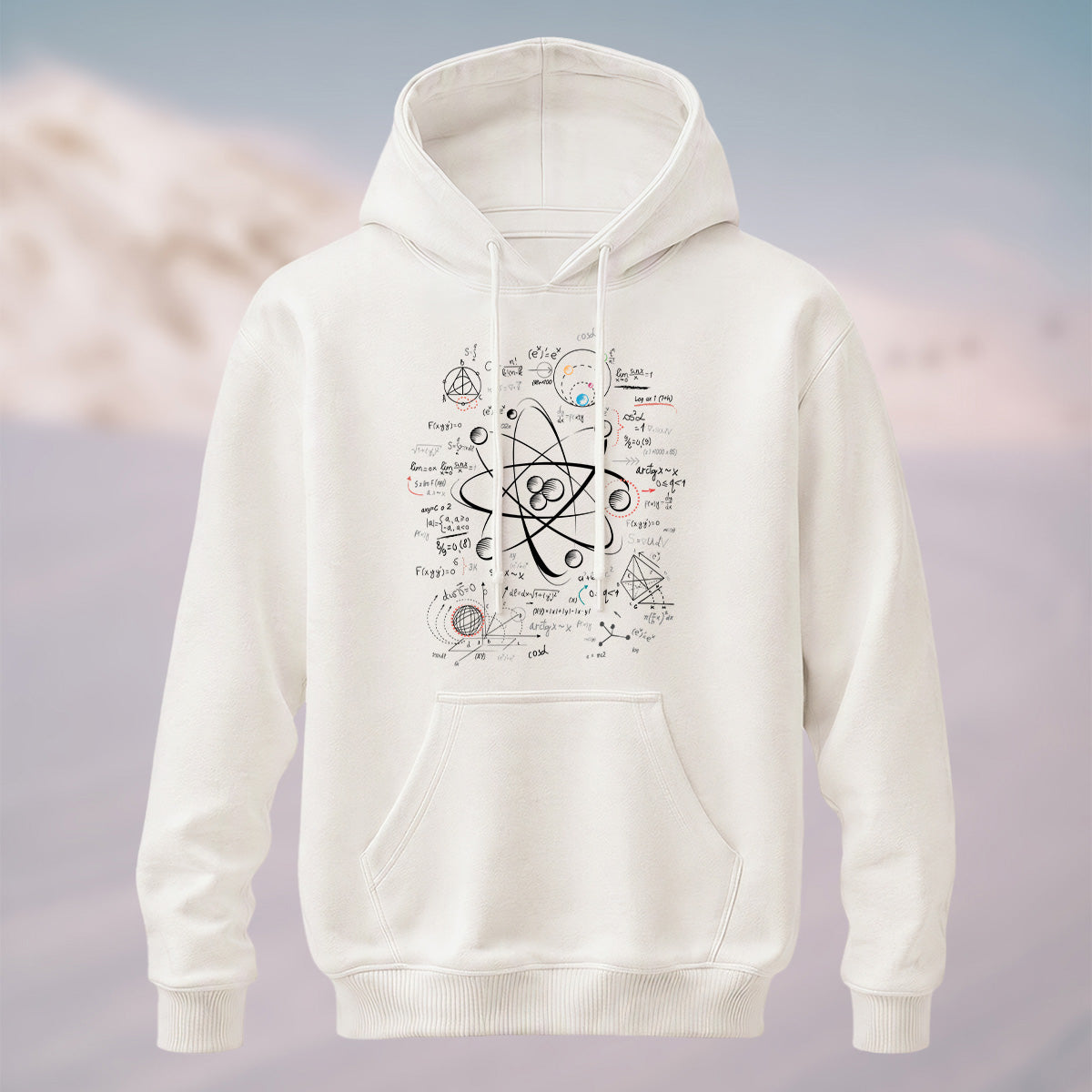 Cotton Made Physics Science Popularization Printed Hoodie