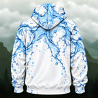 Dynamic Water Flow All-Over Print Hoodie