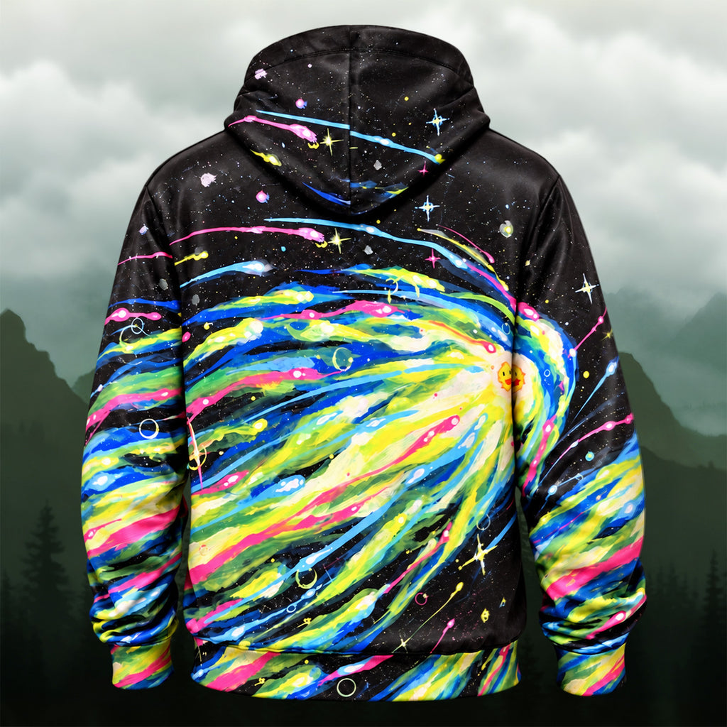 Vibrant Meteor All-Over Print Hoodie